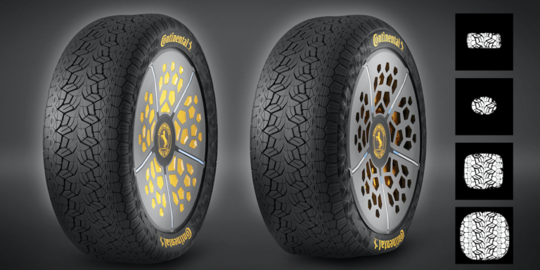 The Continental ContiSense and ContiAdapt tyre concepts