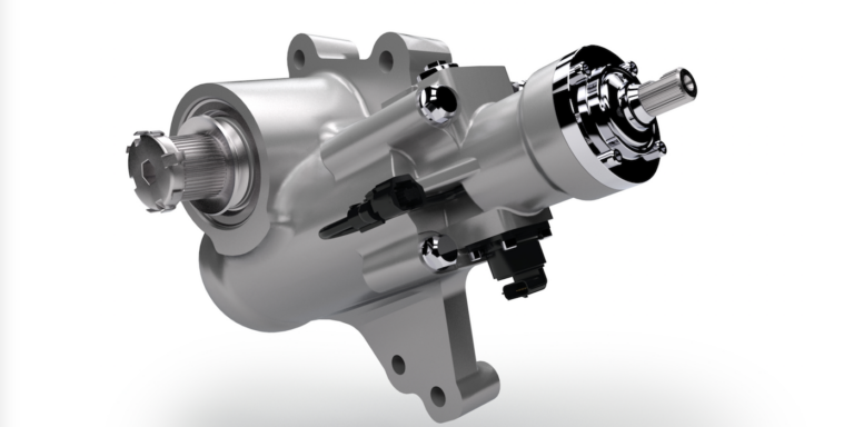 WABCO OnLaneASSIST with lane correction functionality based on a hydraulic steering gear by R.H. Sheppard and Nexteer Automotive magnetic torque overlay