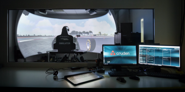 Prema Racing’s existing driving simulator has been upgraded with the Cruden open-architecture Panthera simulator software suite
