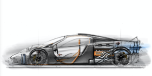 the Gordon Murray designed t.50 supercar