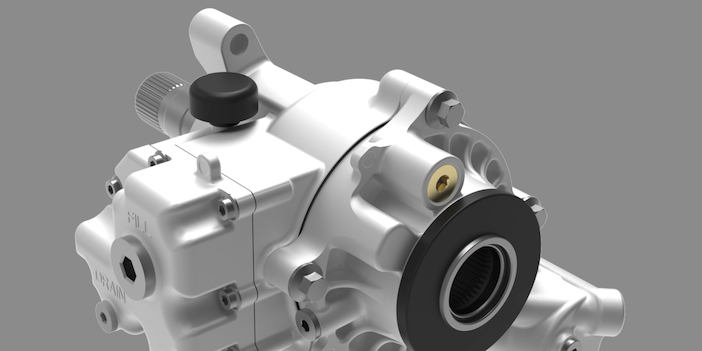 The BorgWarner electric cross differential unit