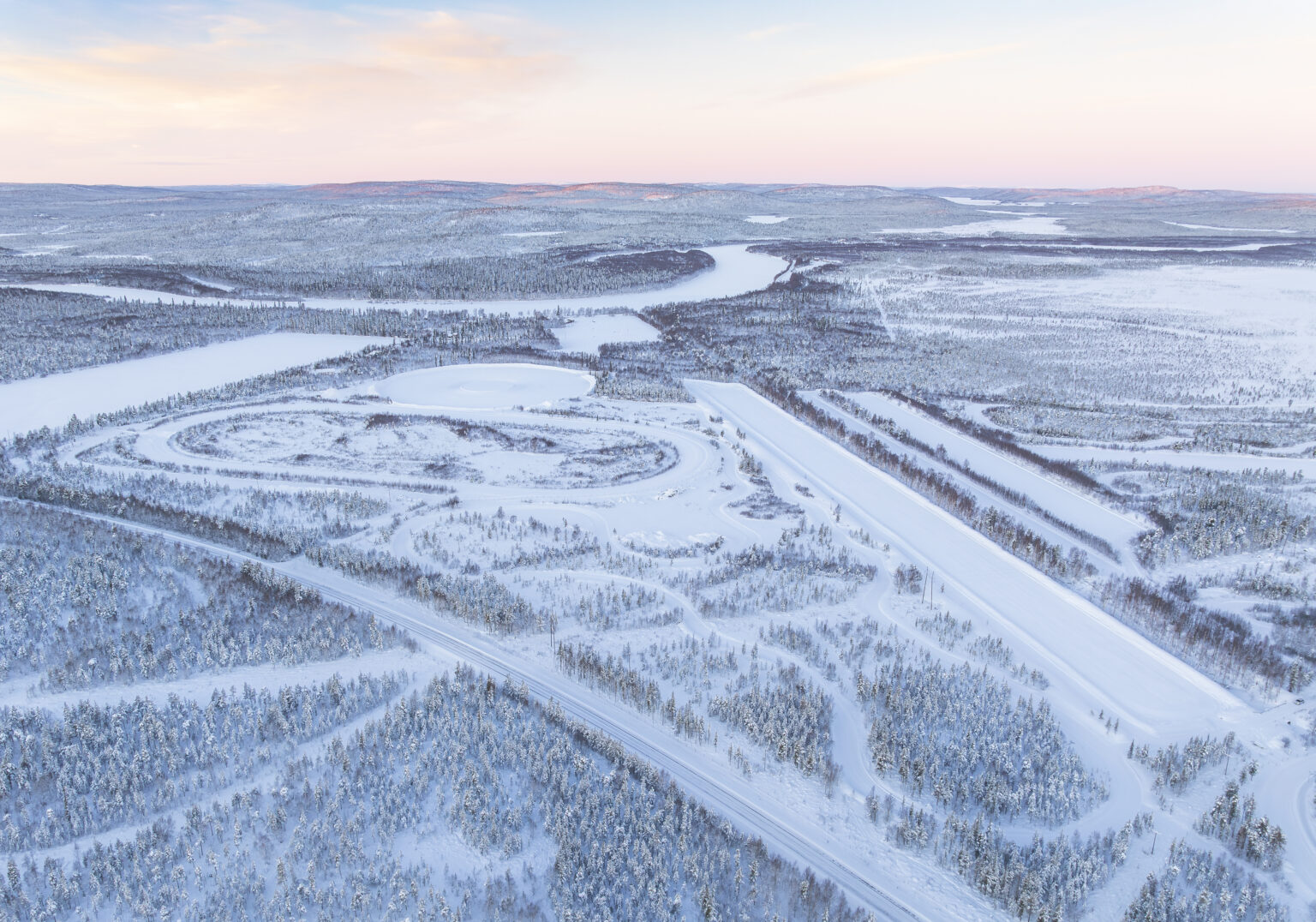 UTAC Unveils Three New Snow Test Tracks At Ivalo Winter Facility In UTAC Unveils Three New Snow Test Tracks At Ivalo Winter Facility In